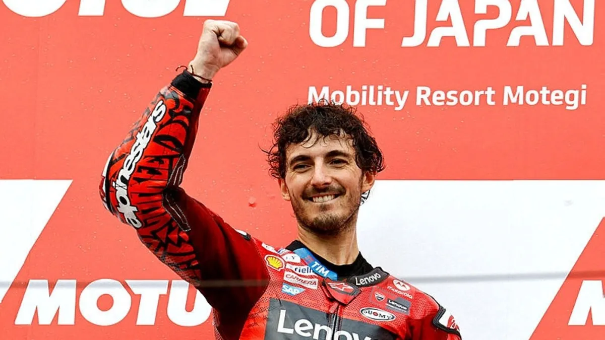 MotoGP Japonya Grand Prix’sini Francesco Bagnaia kazandı