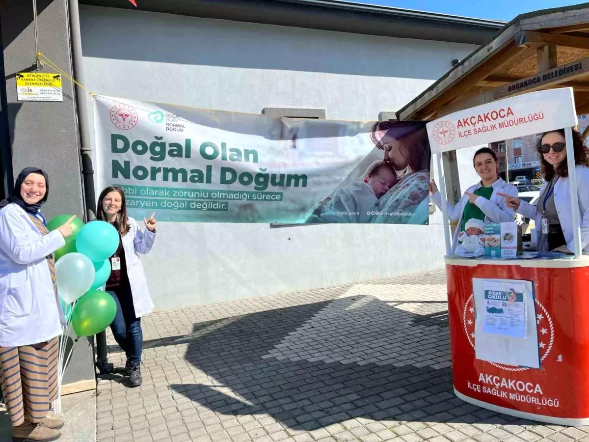 Düzce’de Normal Doğum Standı Açıldı