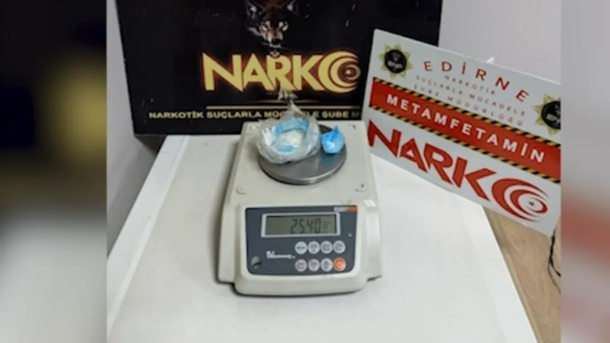 Edirne’de 22 bin adet sentetik hap ele geçirildi, 7 şüpheli yakalandı
