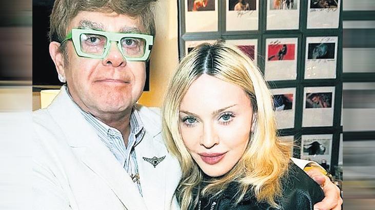 20 yıllık küslük bitti: Madonna ve Elton John barıştı
