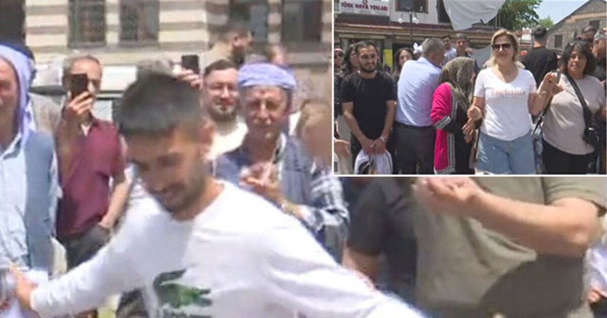 Kadınıyla erkeğiyle surlar şehrinde ‘Fesih halayı’